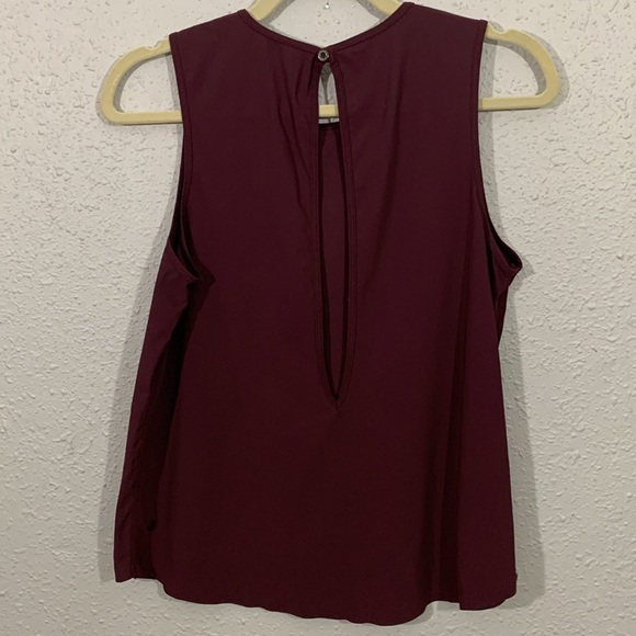 Lululemon Here To There Tank Bordeaux Drama Open Back Tank Top size 8 - Picture 2 of 12